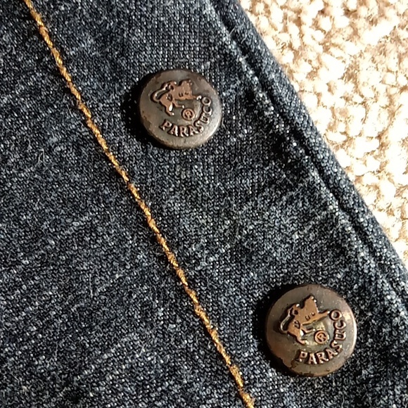 Parasuco Diamond Jeans Low Rise Wide Leg Size 30 Blue W 15" R 8" I 32" - Picture 15 of 15